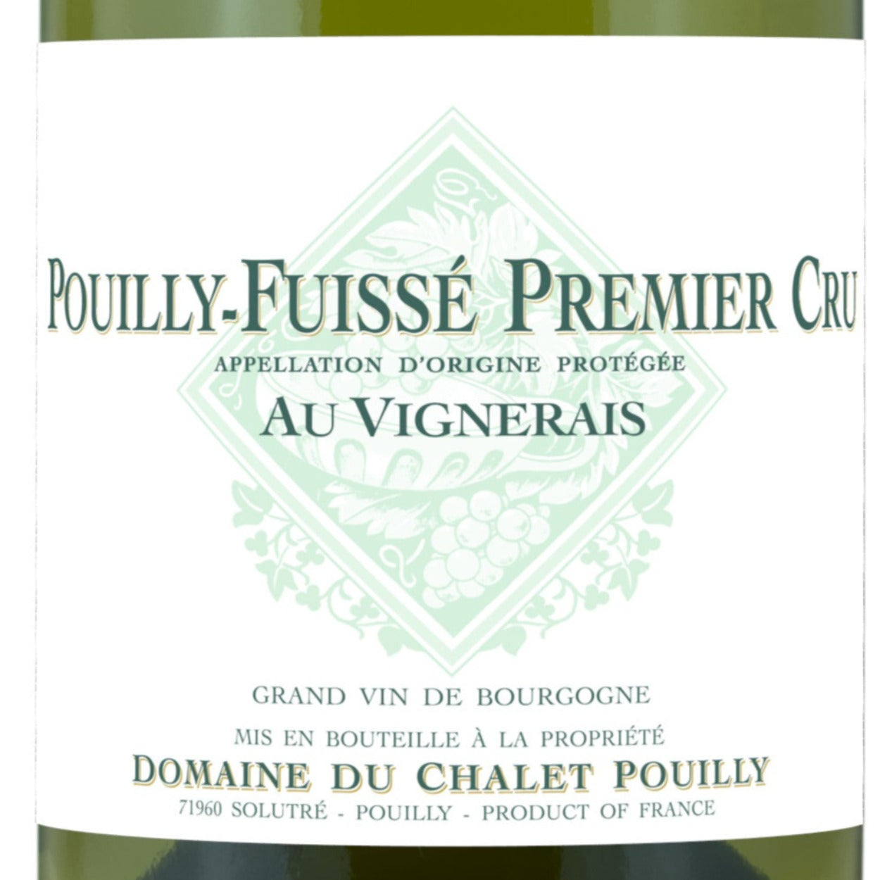 2020 Domaine du Chalet Pouilly 'Pouilly-Fuisse' Au Vignerais Premier Cru Maconnais France